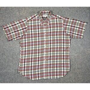 Ben Silver Fine Shirtings Shirt Sleeve Button Down Shirt Men’s XL Classic